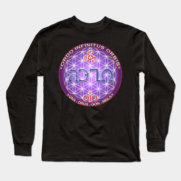 Ordo Infinitus Orbis Sigil Long Sleeve T-Shirt by PurplePeacock